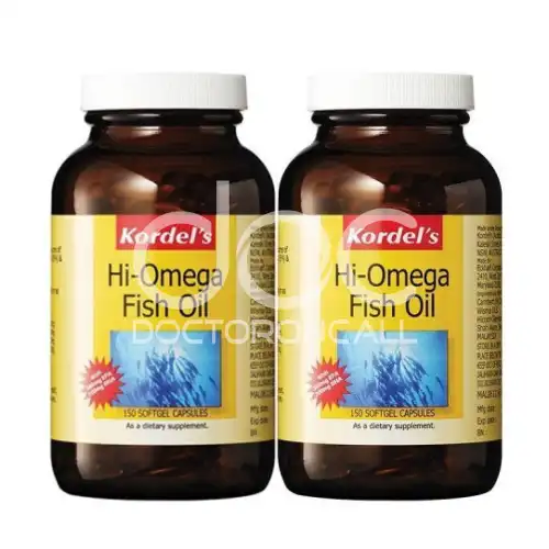 Kordel's Hi-Omega Fish Oil Capsule 150s x2