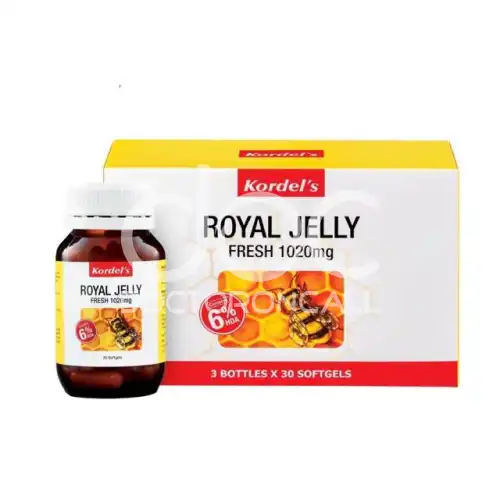 Kordel's Royal Jelly 1000mg Capsule 30s x3