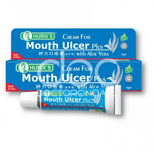 Hurixs Cream For Mouth Ulcer Plus 5g