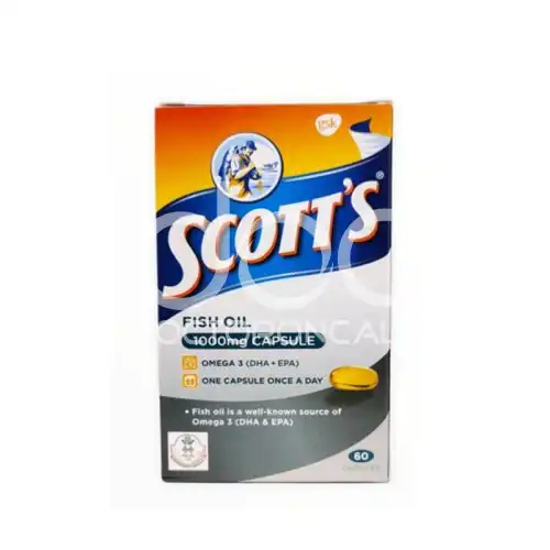 Scott's Fish Oil 1000mg 60s