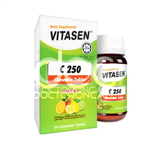 Vitasen C 250 Chewable Tablet 60s