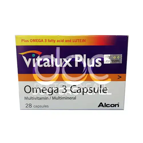 Vitalux Plus Omega 3 Capsule 28s