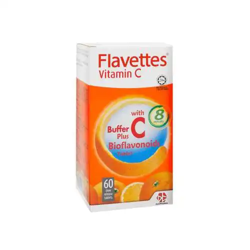 Flavettes Vitamin C Buffer C Plus Bioflavonoids Tablet 60s