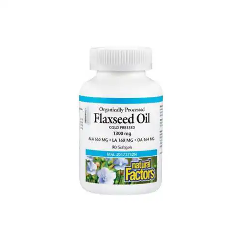 Natural Factors Flaxseed Oil Capsule 90s