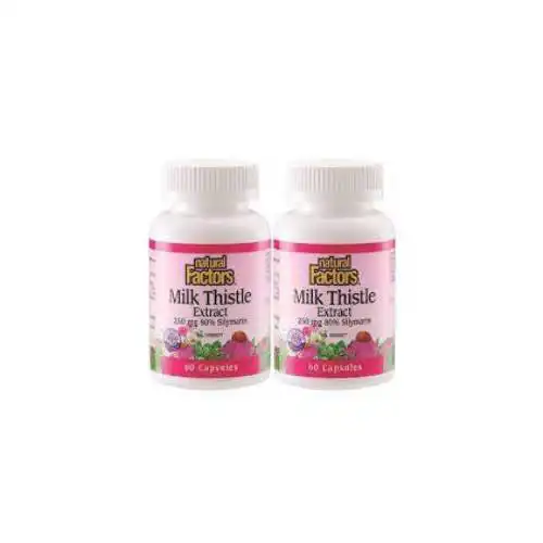 Natural Factors Milk Thistle Extract Tablet 60s x2