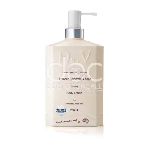 Dr V Eczema Body Lotion 750g Sage & Lavender